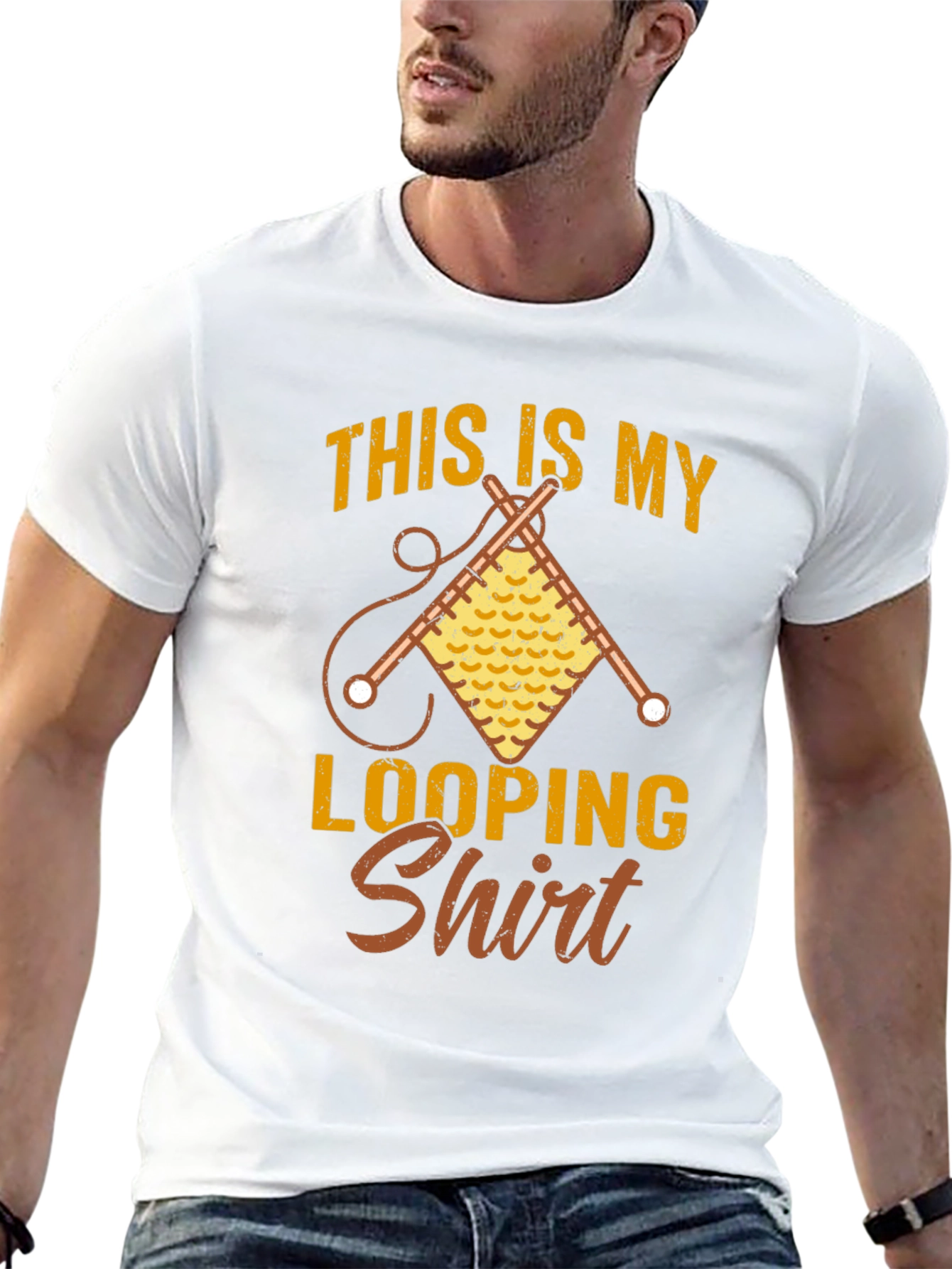 This Is My Looping Shirt - Knitter T-Shirt