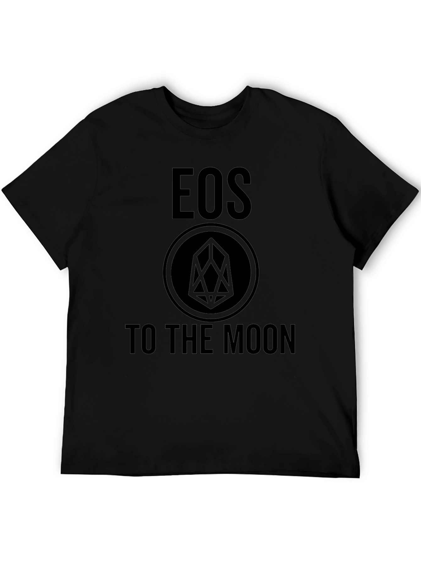 EOS To The Moon Graphic T-Shirt - Crypto Design