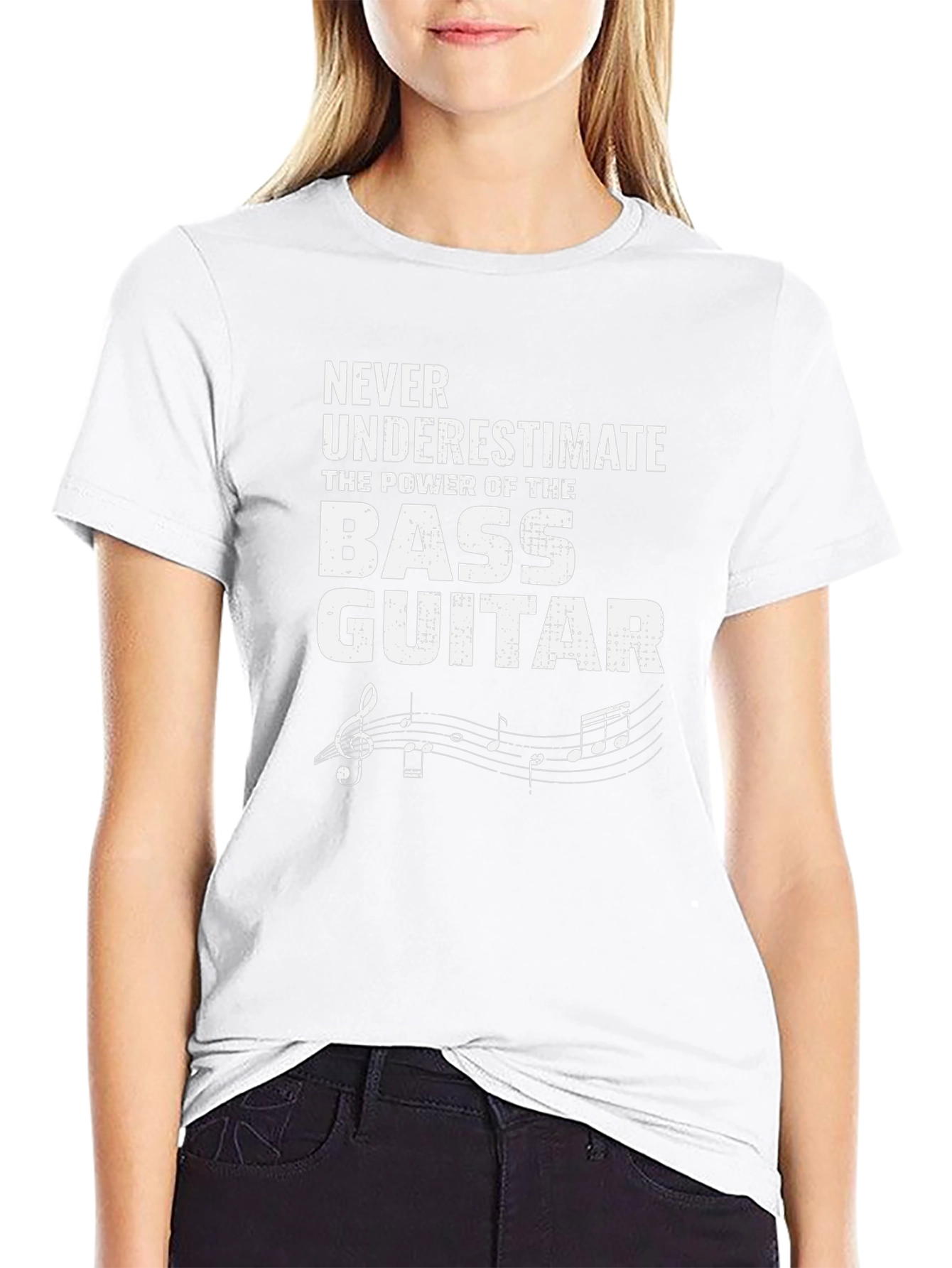 Bass Guitar Power T-Shirt - Musician Tee