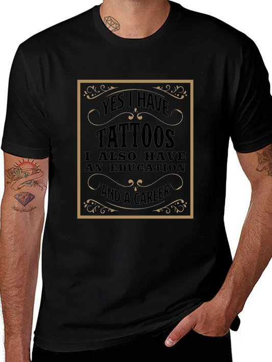 Tattoos Education Career Tee