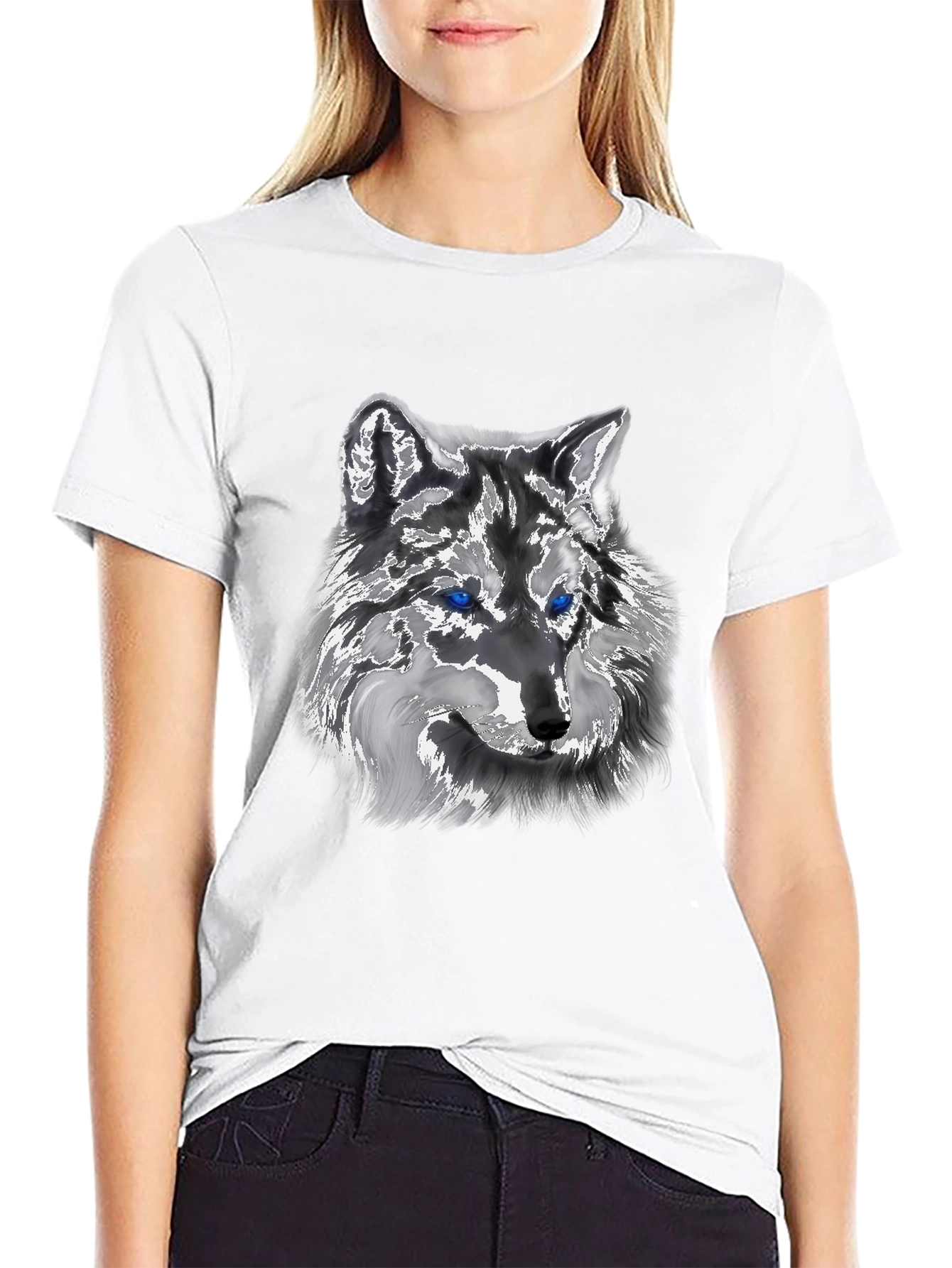 Wolf Graphic Tee - Black