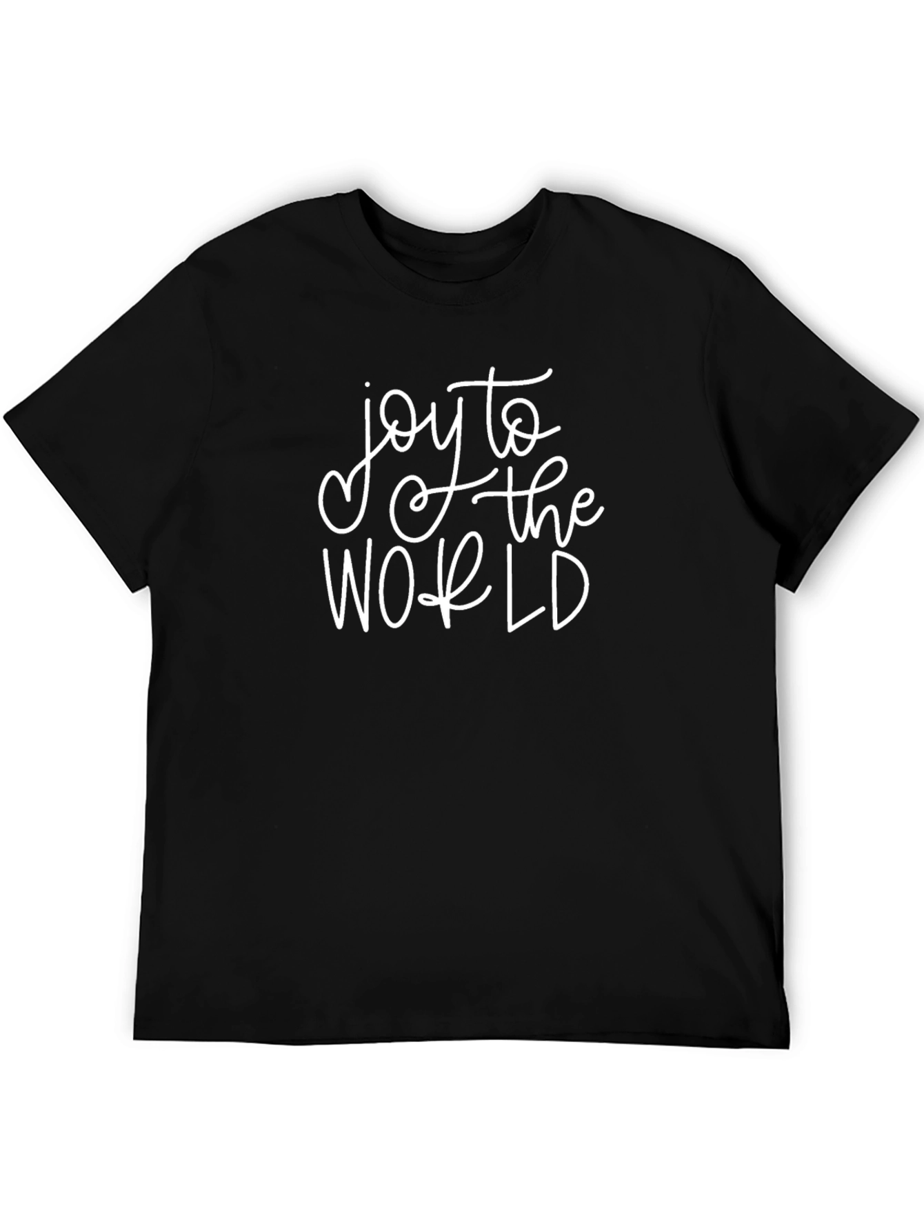 Joy to the World Black Graphic Tee