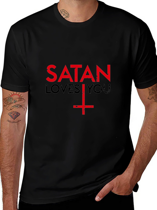 Satan Loves You Graphic Tee