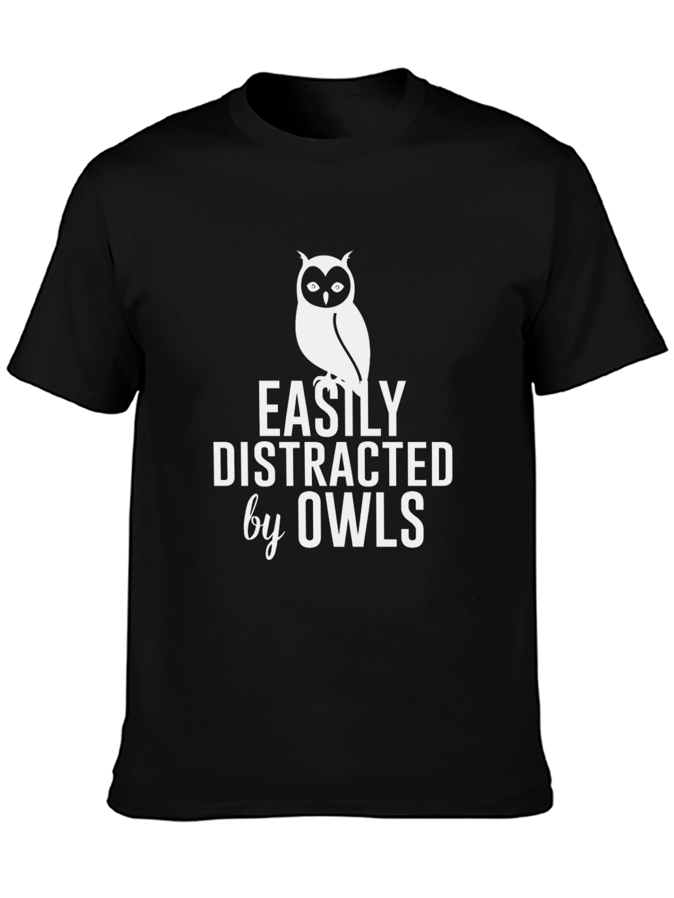 Easily Distracted by Owls Graphic Tee