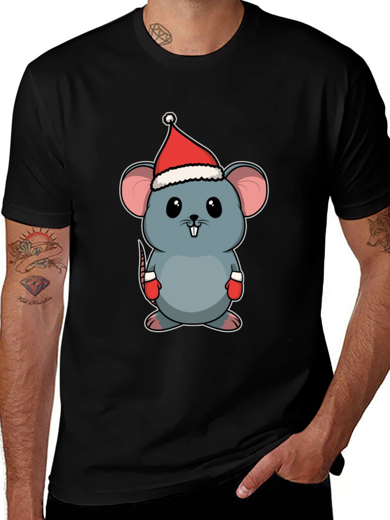 Cute Christmas Mouse T-Shirt