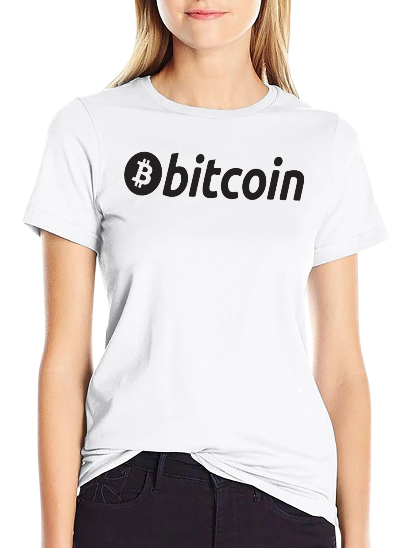 Bitcoin Crypto Graphic Tee - Mens Black T-Shirt
