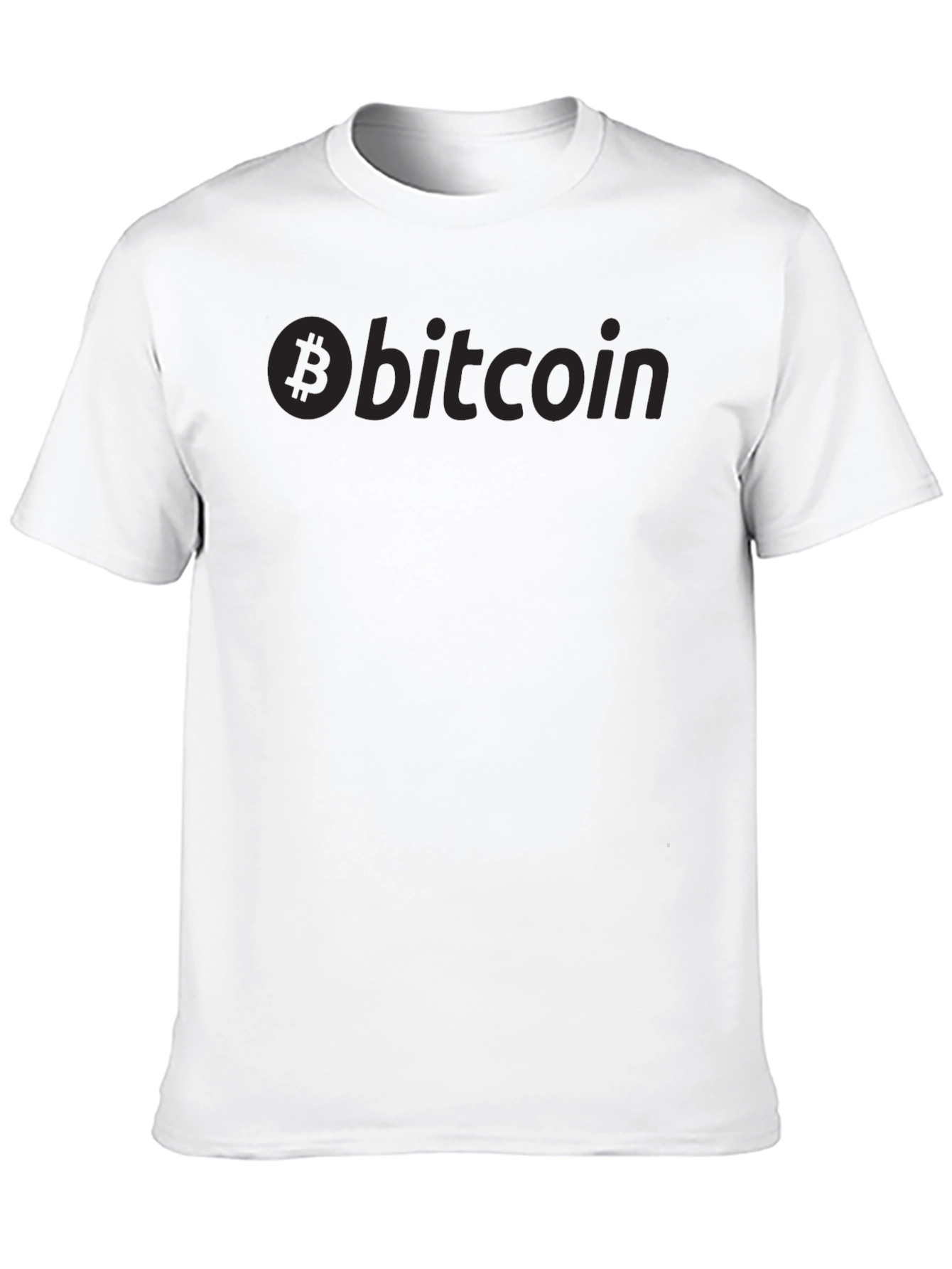 Bitcoin Crypto Graphic Tee - Mens Black T-Shirt
