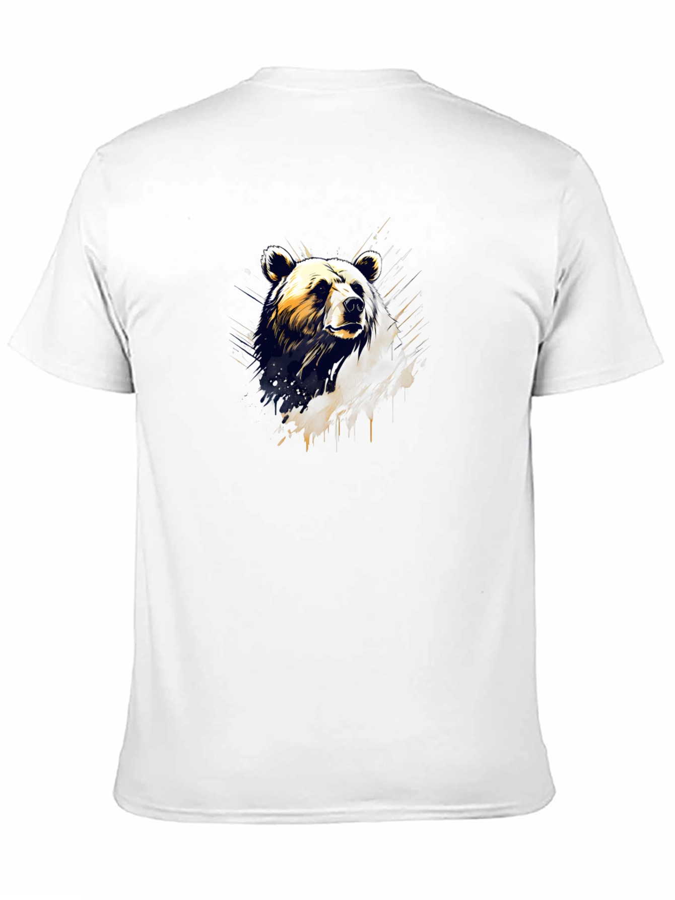 Bear Graphic Tee - Mens Black T-Shirt