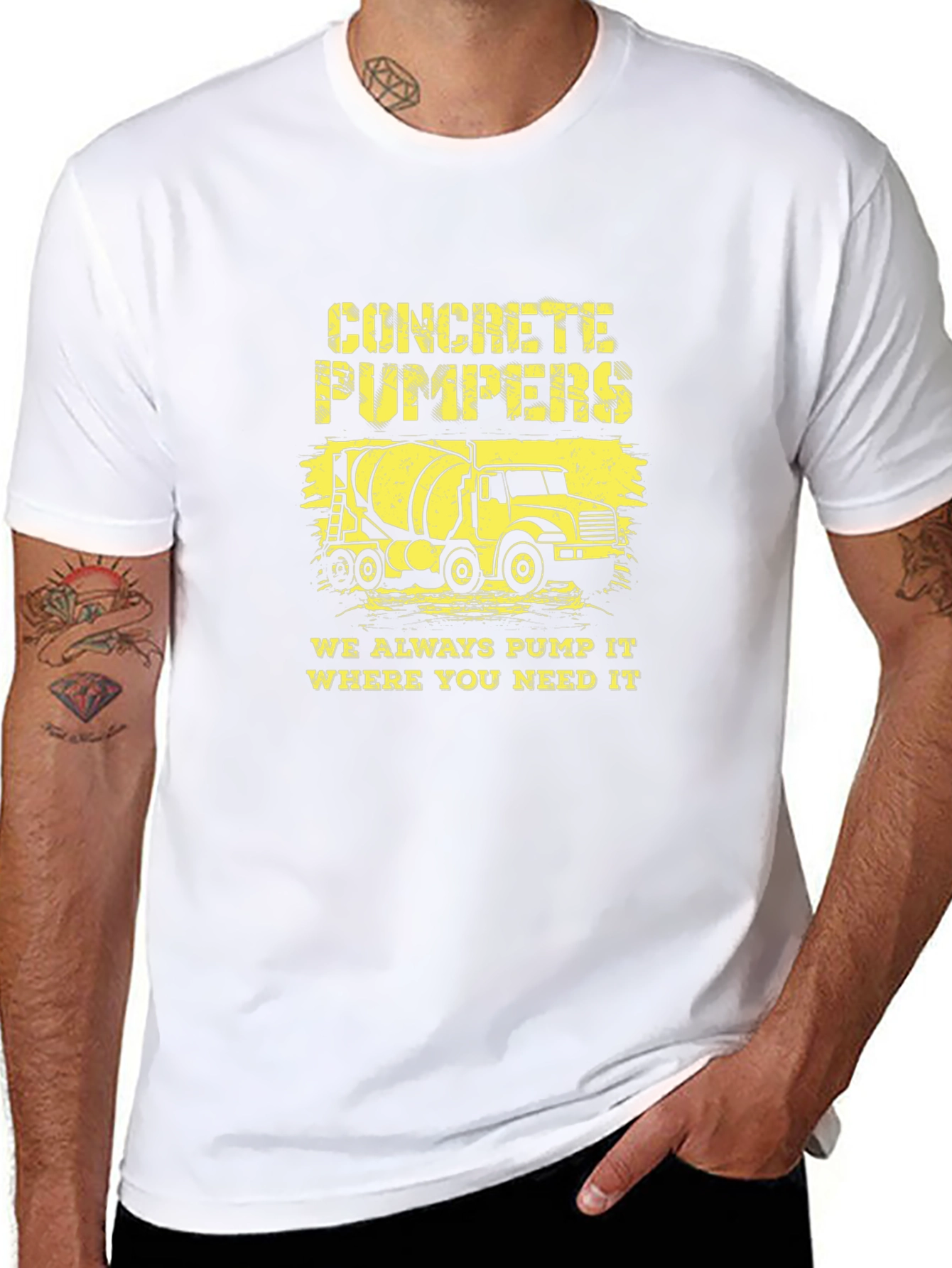 Concrete Pumpers T-Shirt - Construction Crew Apparel