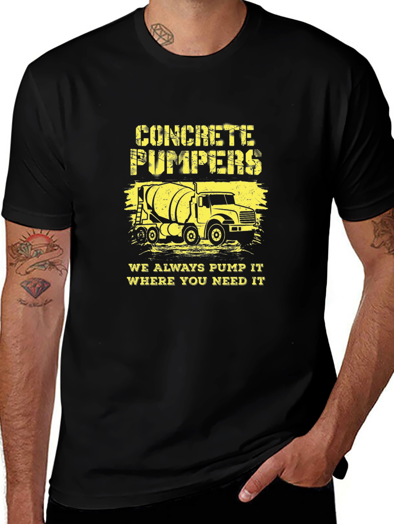 Concrete Pumpers T-Shirt - Construction Crew Apparel