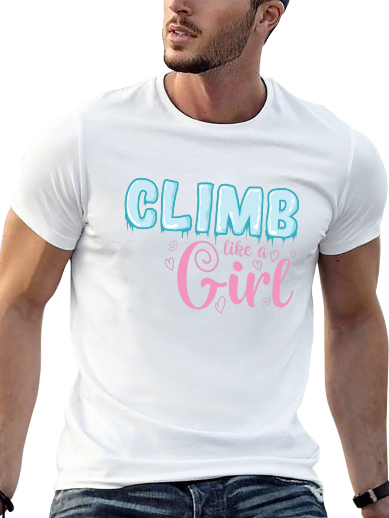 Climb Like A Girl T-Shirt - Sportswear