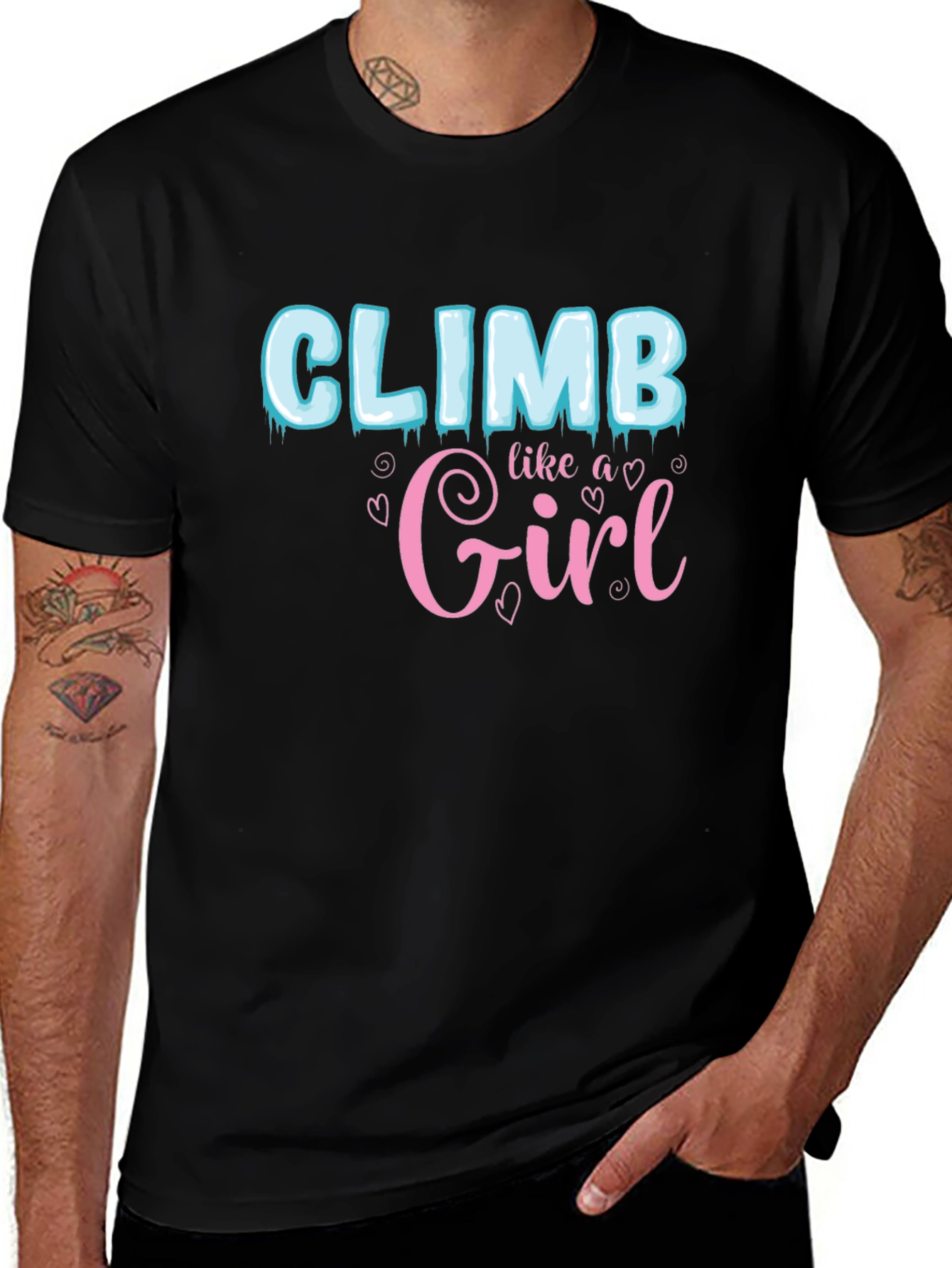 Climb Like A Girl T-Shirt - Sportswear