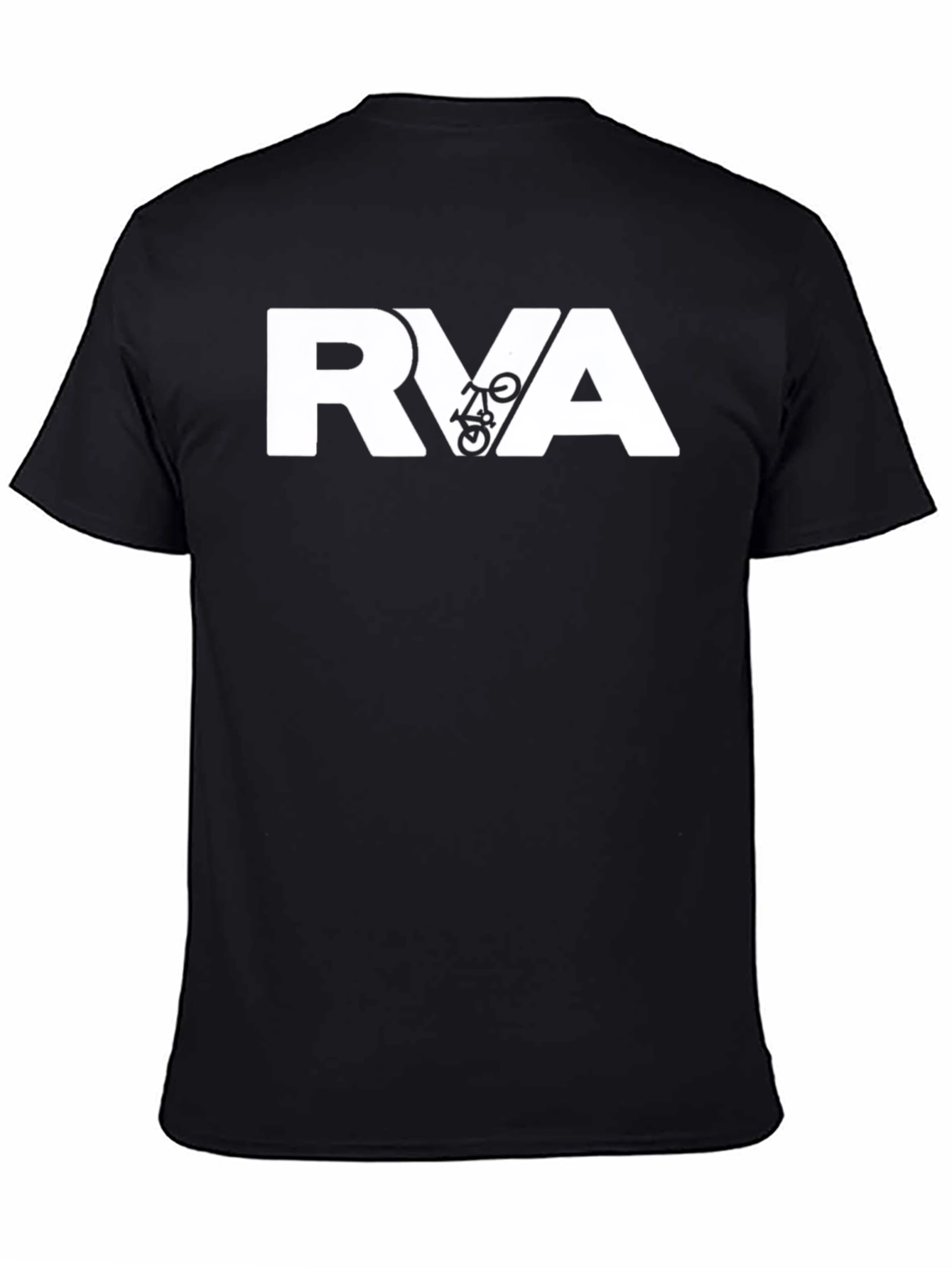 RVA Bike Graphic Tee - Black Cotton Blend