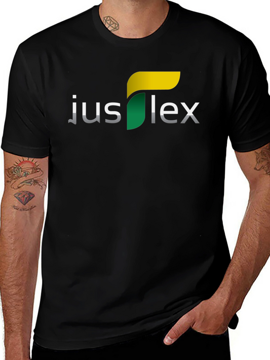 Justflex Graphic Tee - Black