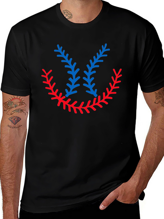 Baseball Stitching Graphic T-Shirt