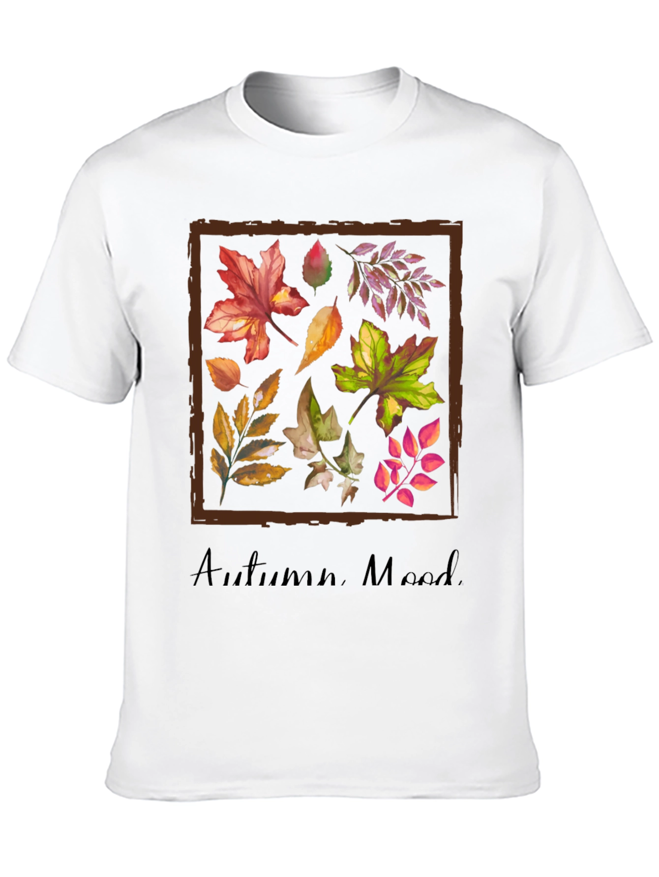 Autumn Mood T-Shirt - Fall Leaves Graphic Tee