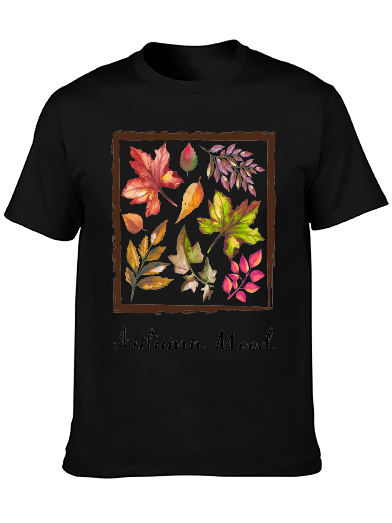 Autumn Mood T-Shirt - Fall Leaves Graphic Tee