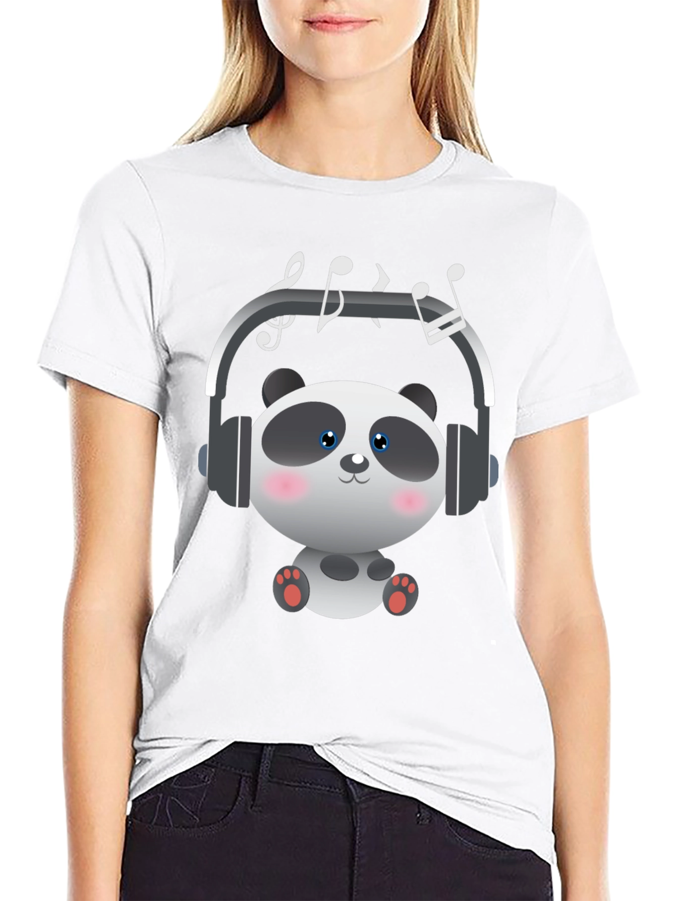 Panda Music Lover T-Shirt