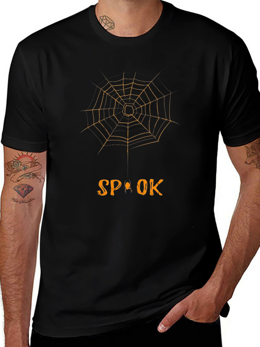 Spook Halloween T-Shirt - Mens Black Graphic Tee