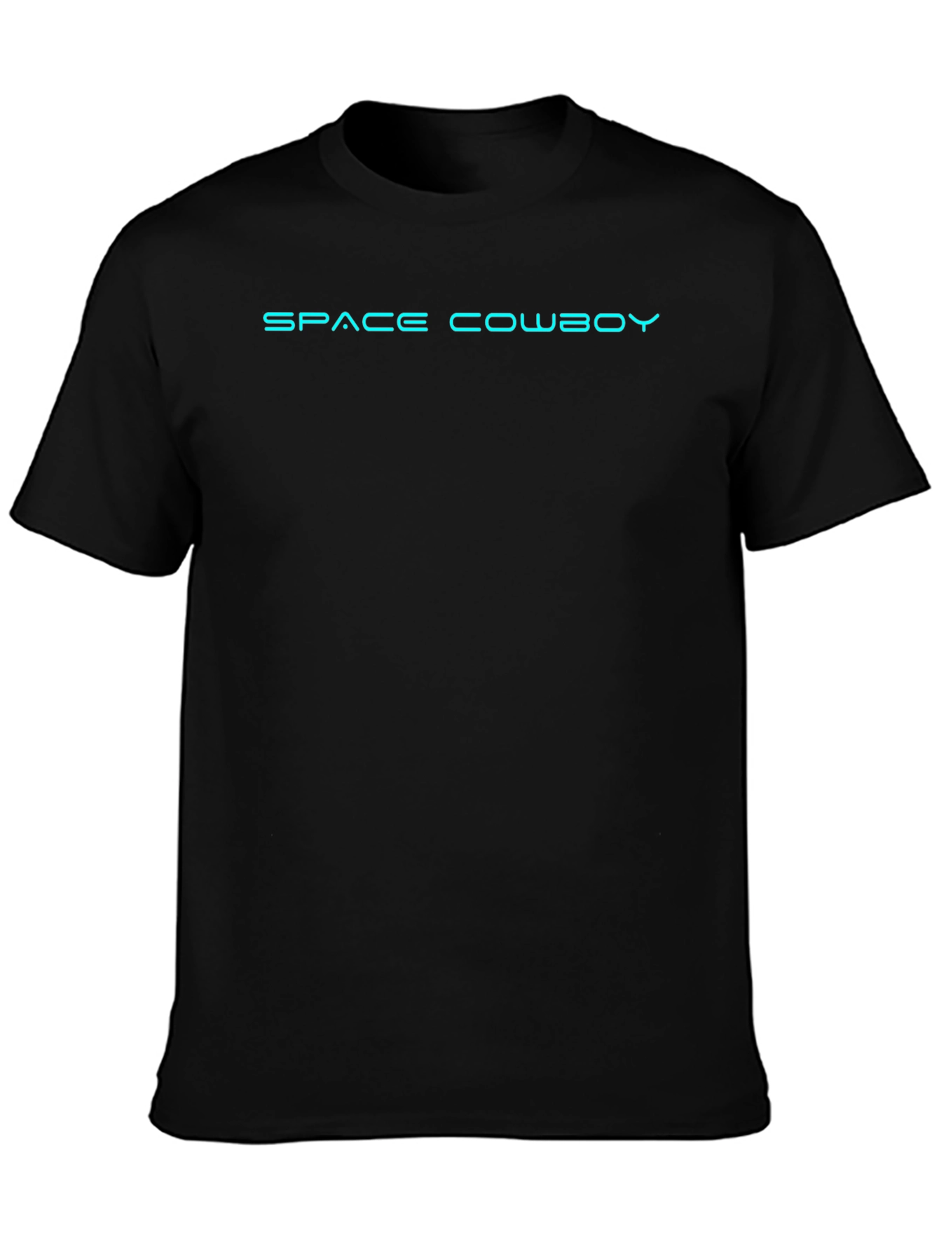 Space Cowboy Black T-Shirt - Cool Graphic Tee