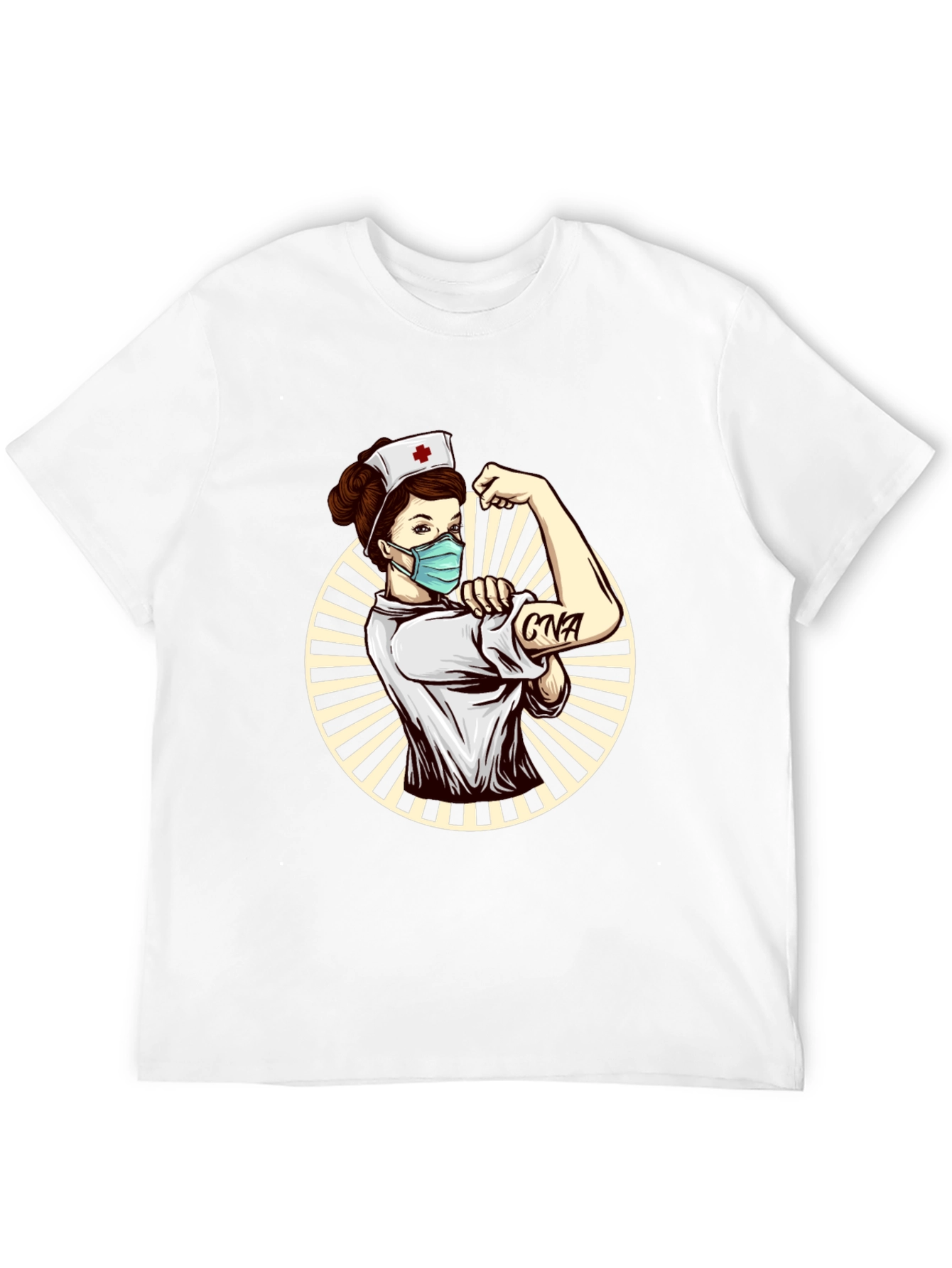 Nurse CNA Graphic T-Shirt - Strong Women Design