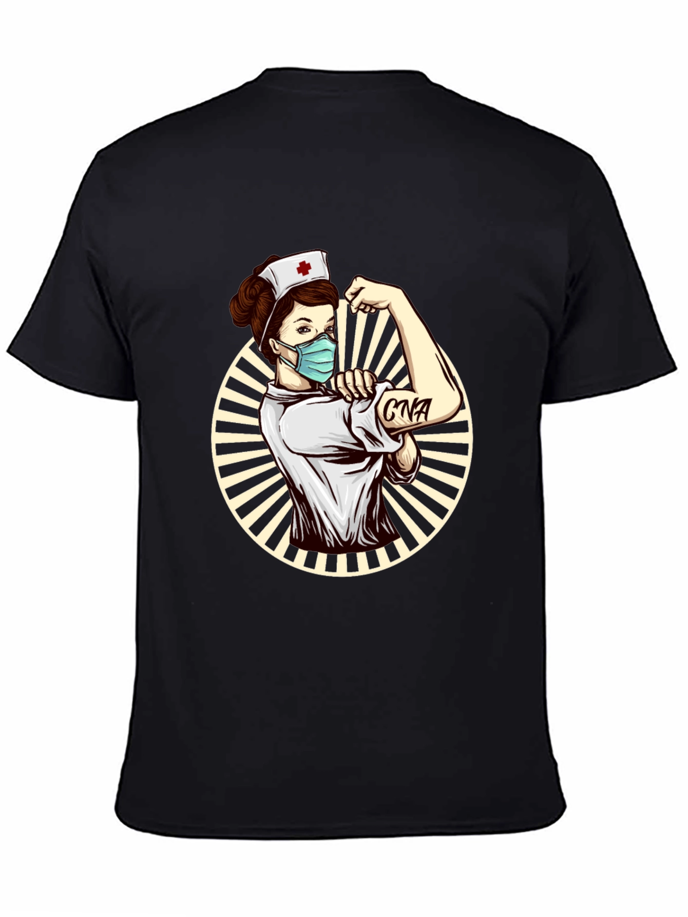 Nurse CNA Graphic T-Shirt - Strong Women Design