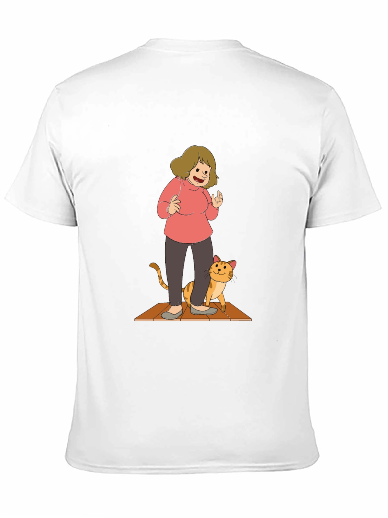 Cartoon Graphic Black T-Shirt