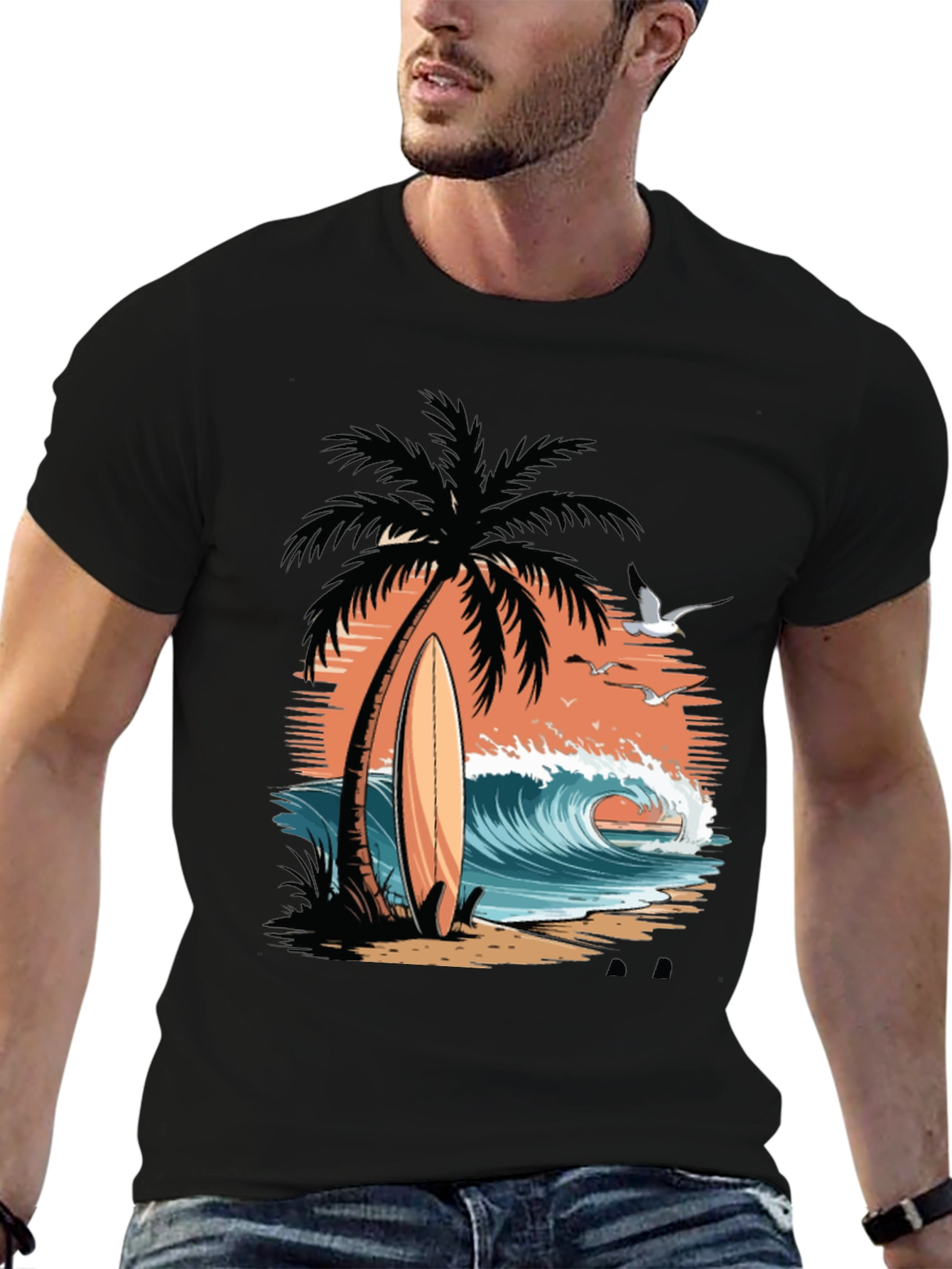 Surfs Up Tee - Beach Vibes T-Shirt