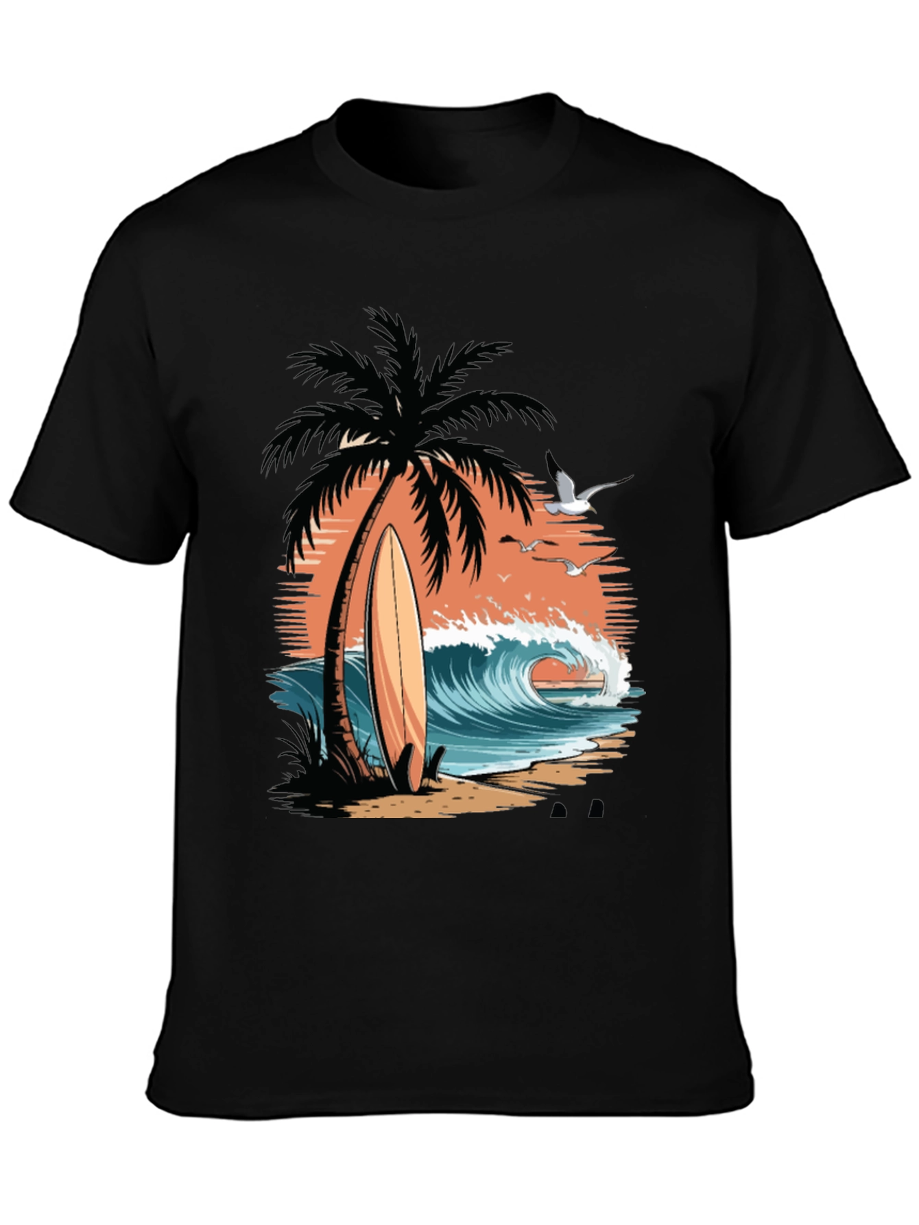 Surfs Up Tee - Beach Vibes T-Shirt
