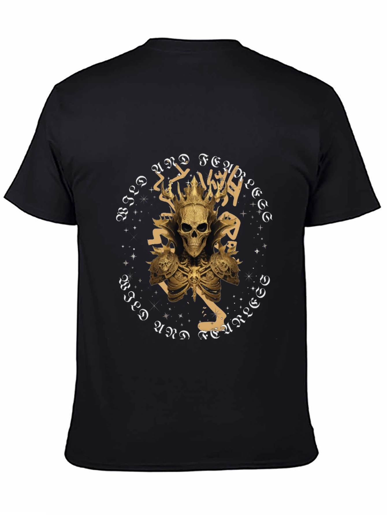 Wild & Free Skull Tee - Gothic Graphic T-Shirt