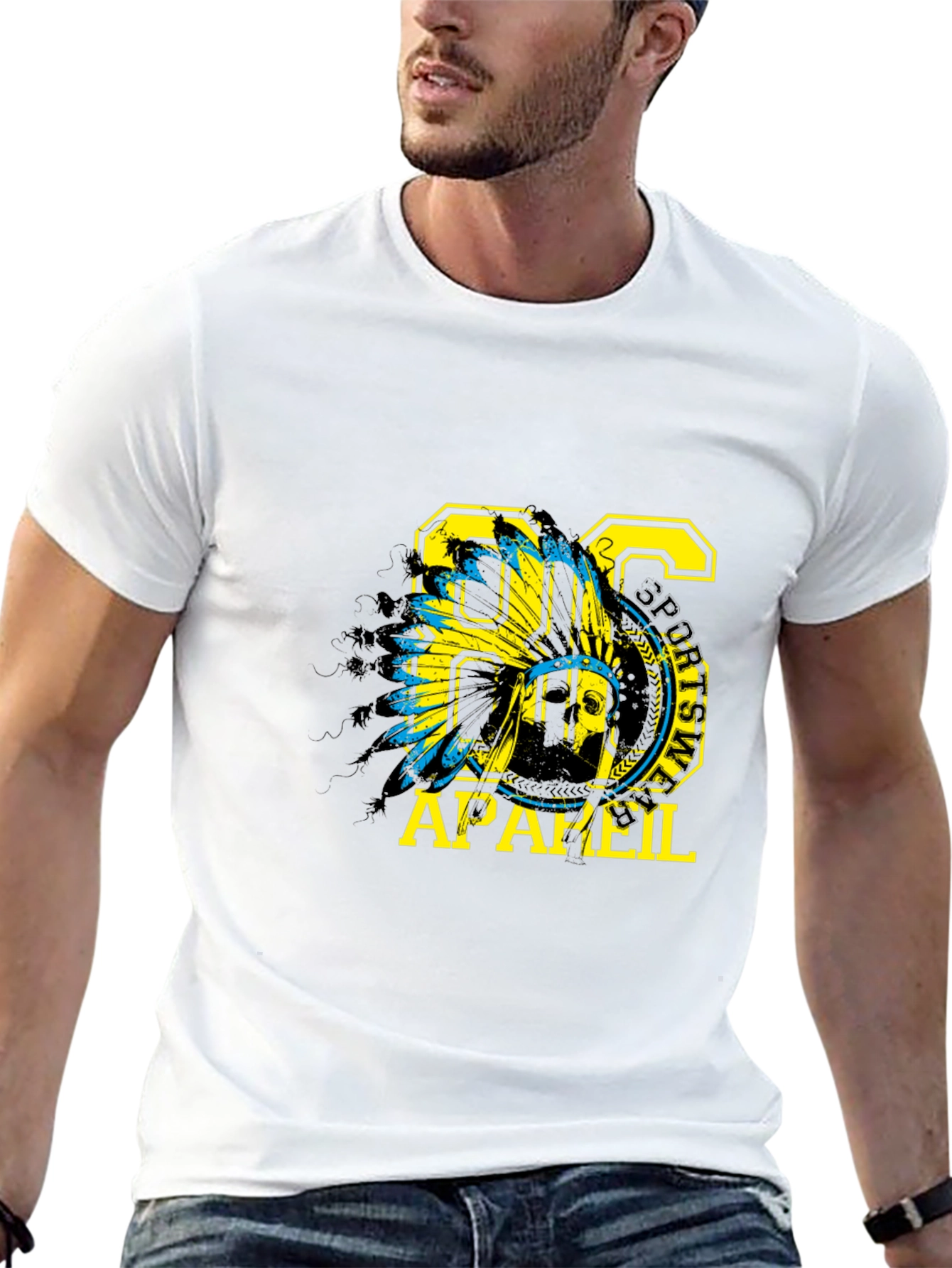 Mens Black T-Shirt with 86 Apparel Graphic