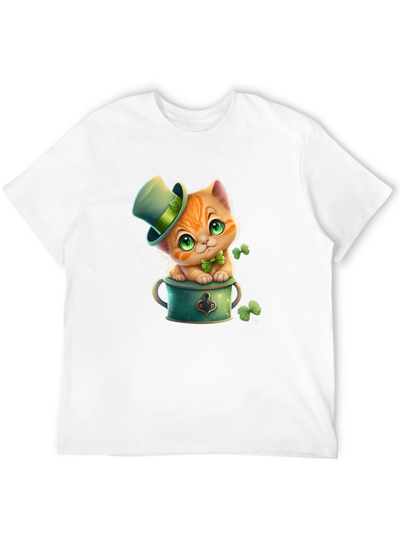 Lucky Cat St. Patricks Day T-Shirt