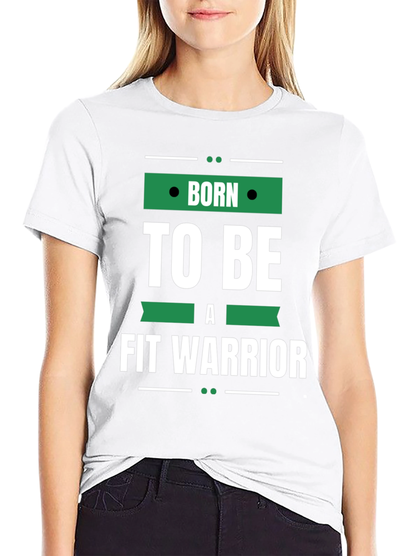 Born to Be Fit Warrior Graphic T-Shirt