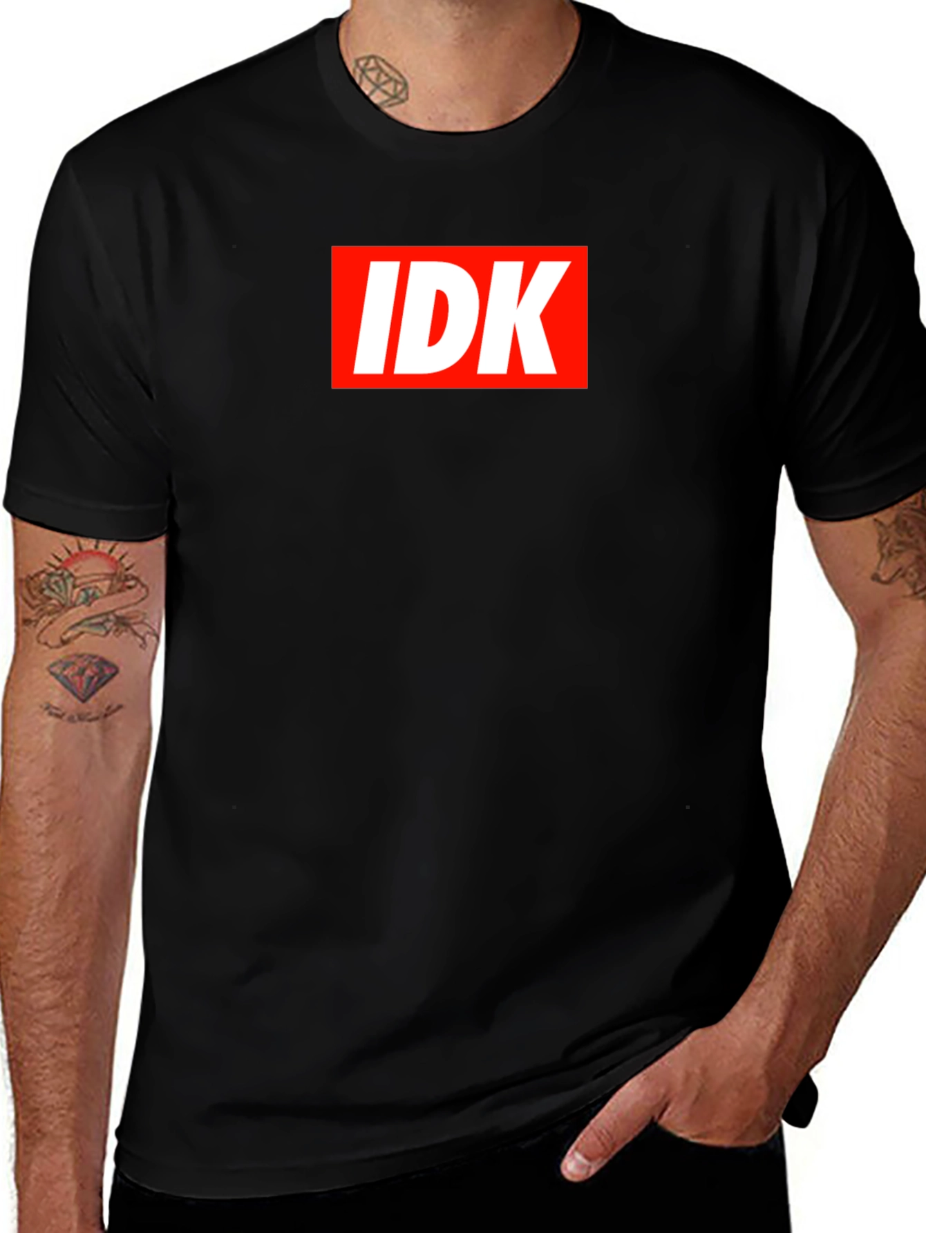 IDK Graphic Tee - Bold Statement T-Shirt