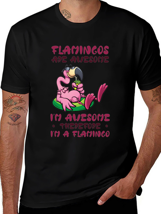 Funny Flamingo Graphic T-Shirt
