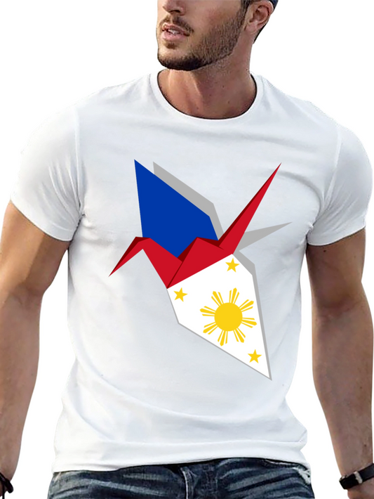 Philippine Flag Origami Crane T-Shirt