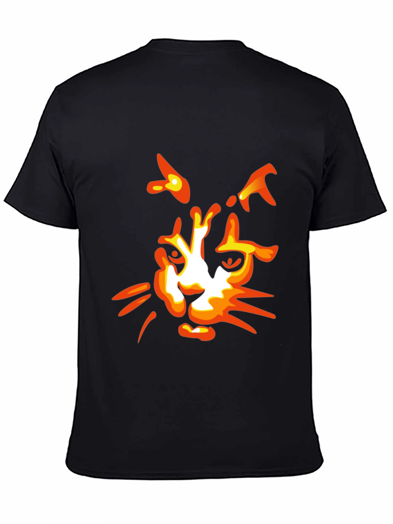 Cool Cat Graphic Tee - Black