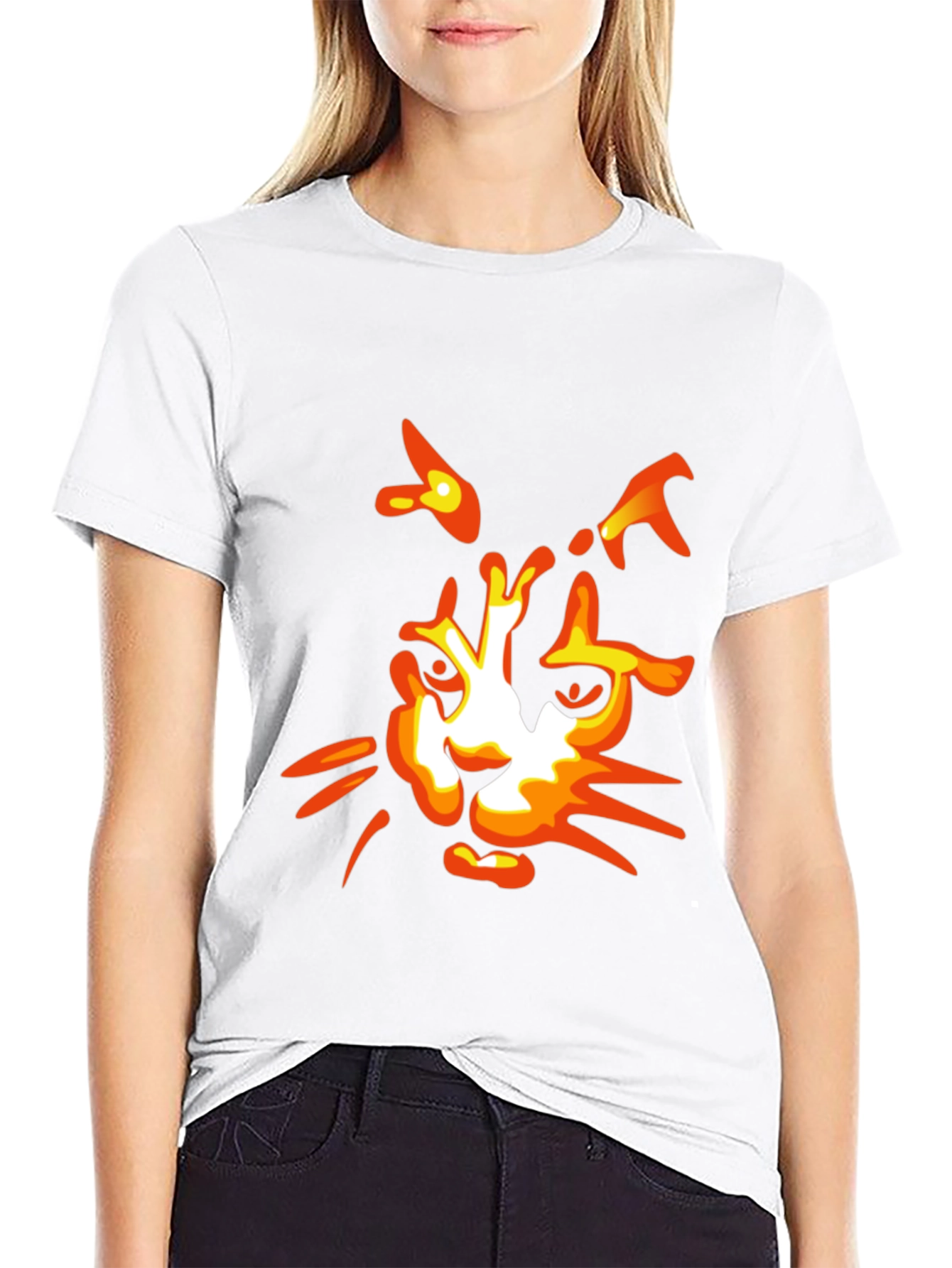 Cool Cat Graphic Tee - Black
