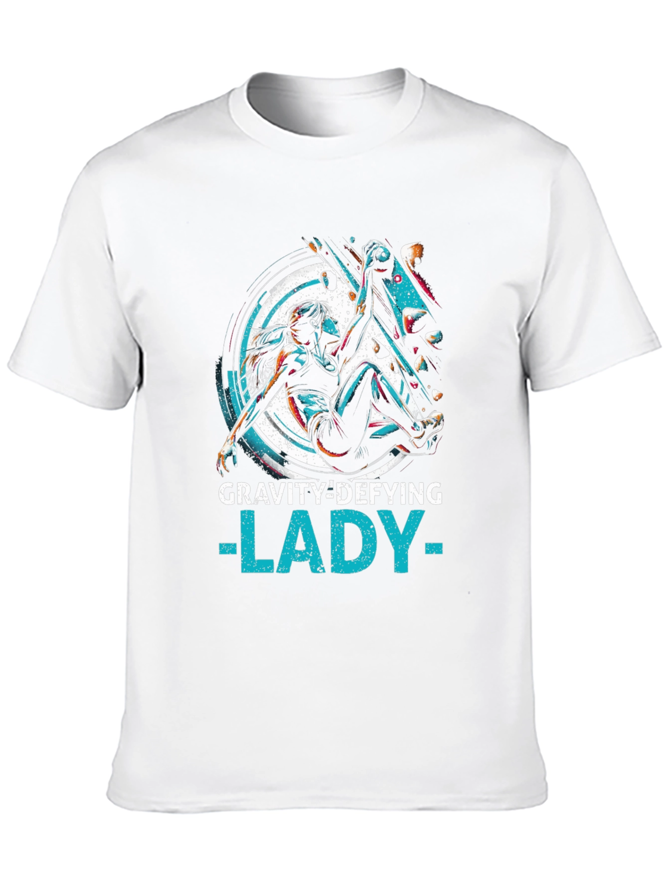 Gravity Defying Lady Tee - Climbing T-Shirt