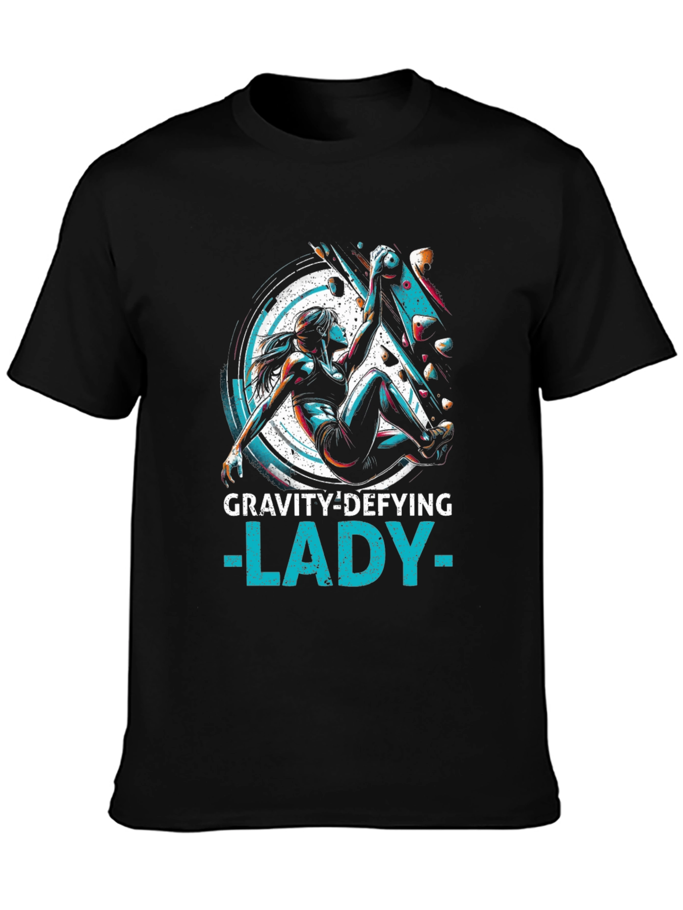 Gravity Defying Lady Tee - Climbing T-Shirt