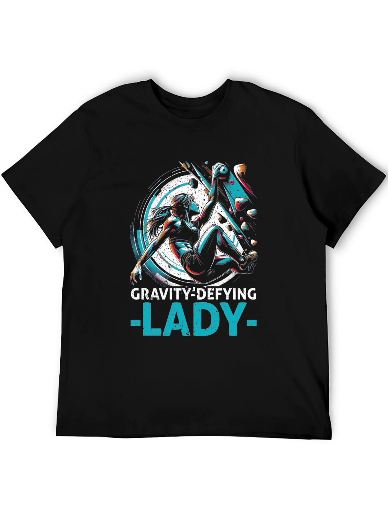 Gravity Defying Lady Tee - Climbing T-Shirt