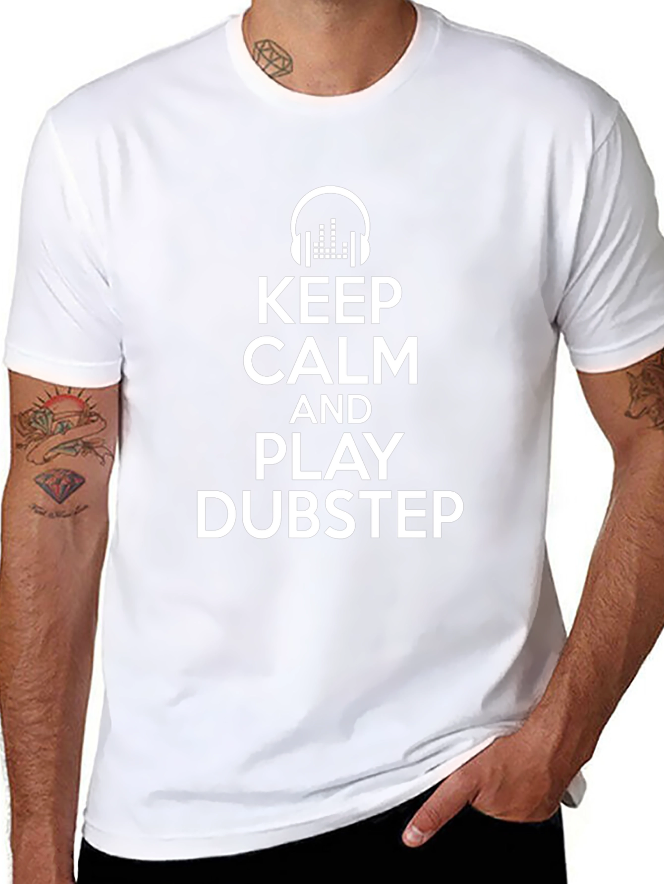 Keep Calm and Play Dubstep Graphic Tee