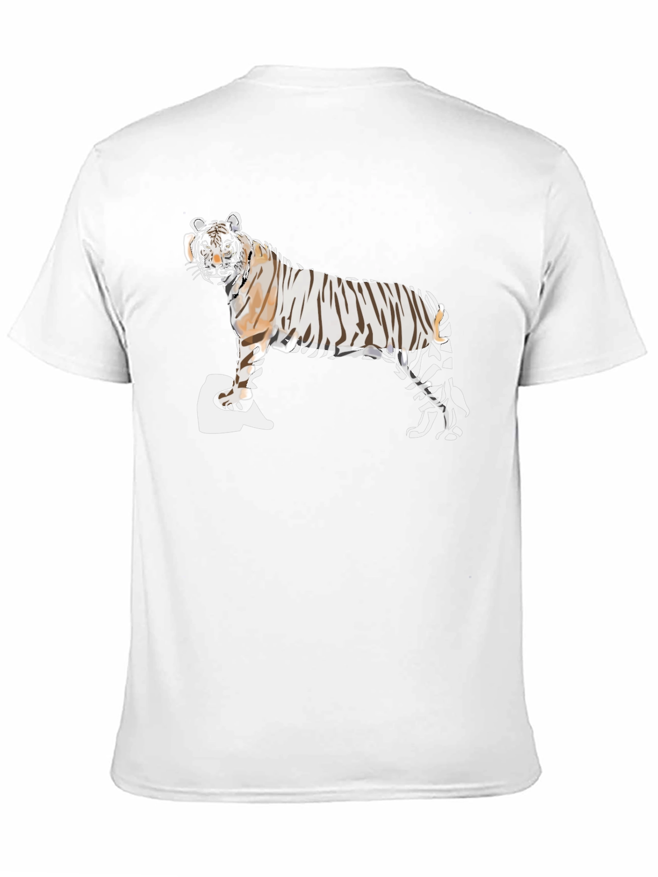 Tiger Graphic Tee - Mens Black Short Sleeve