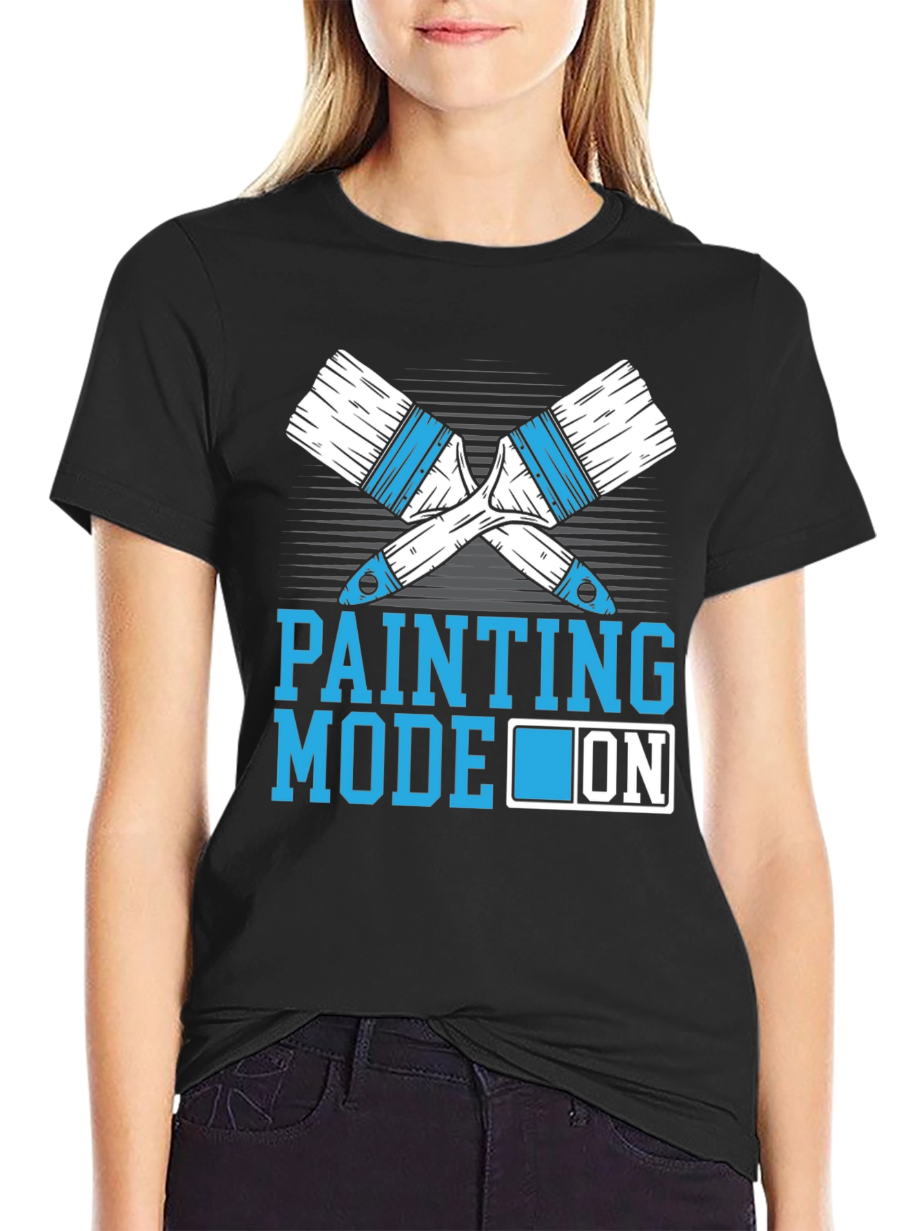 Painting Mode ON Graphic T-Shirt