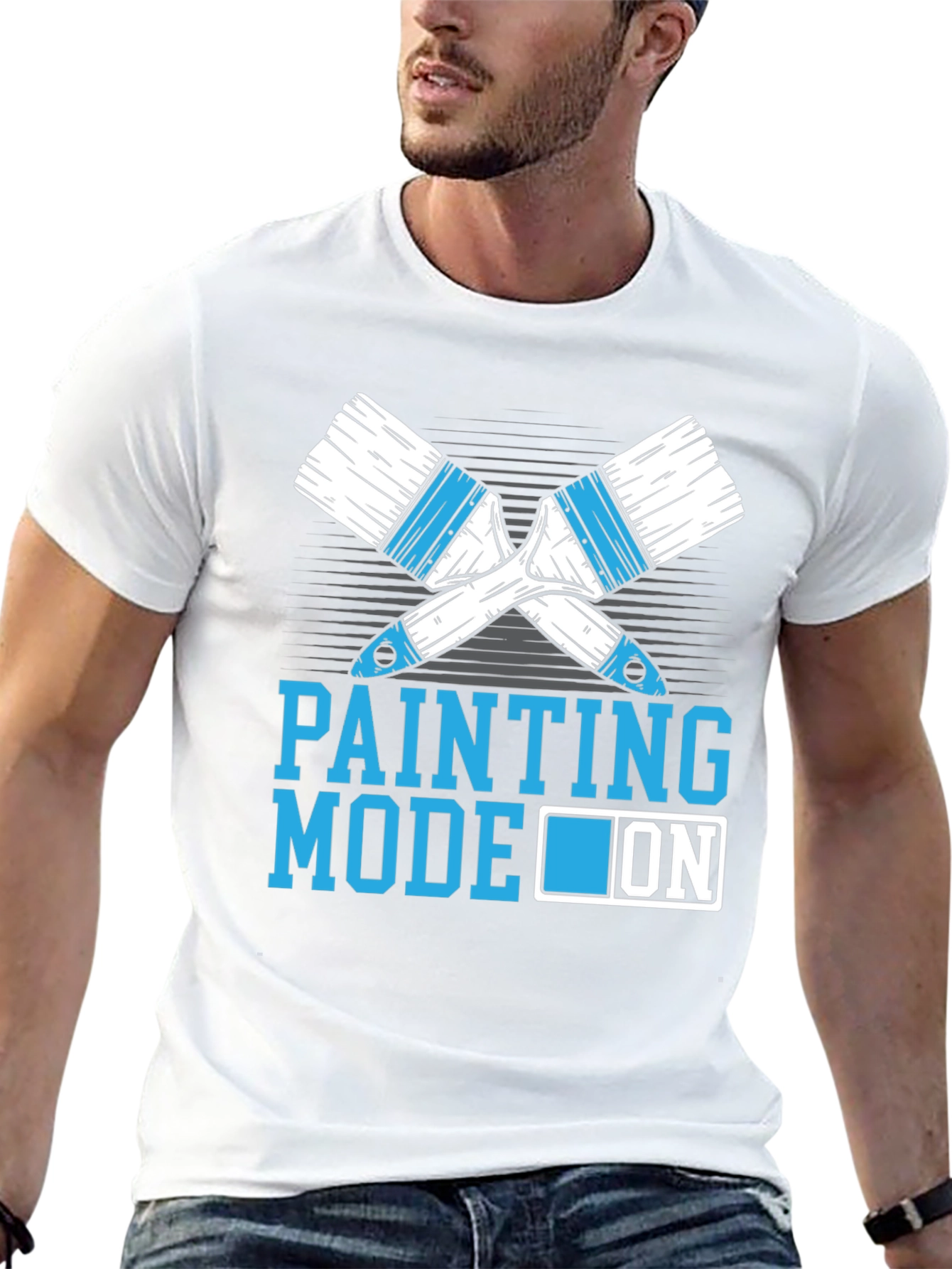 Painting Mode ON Graphic T-Shirt