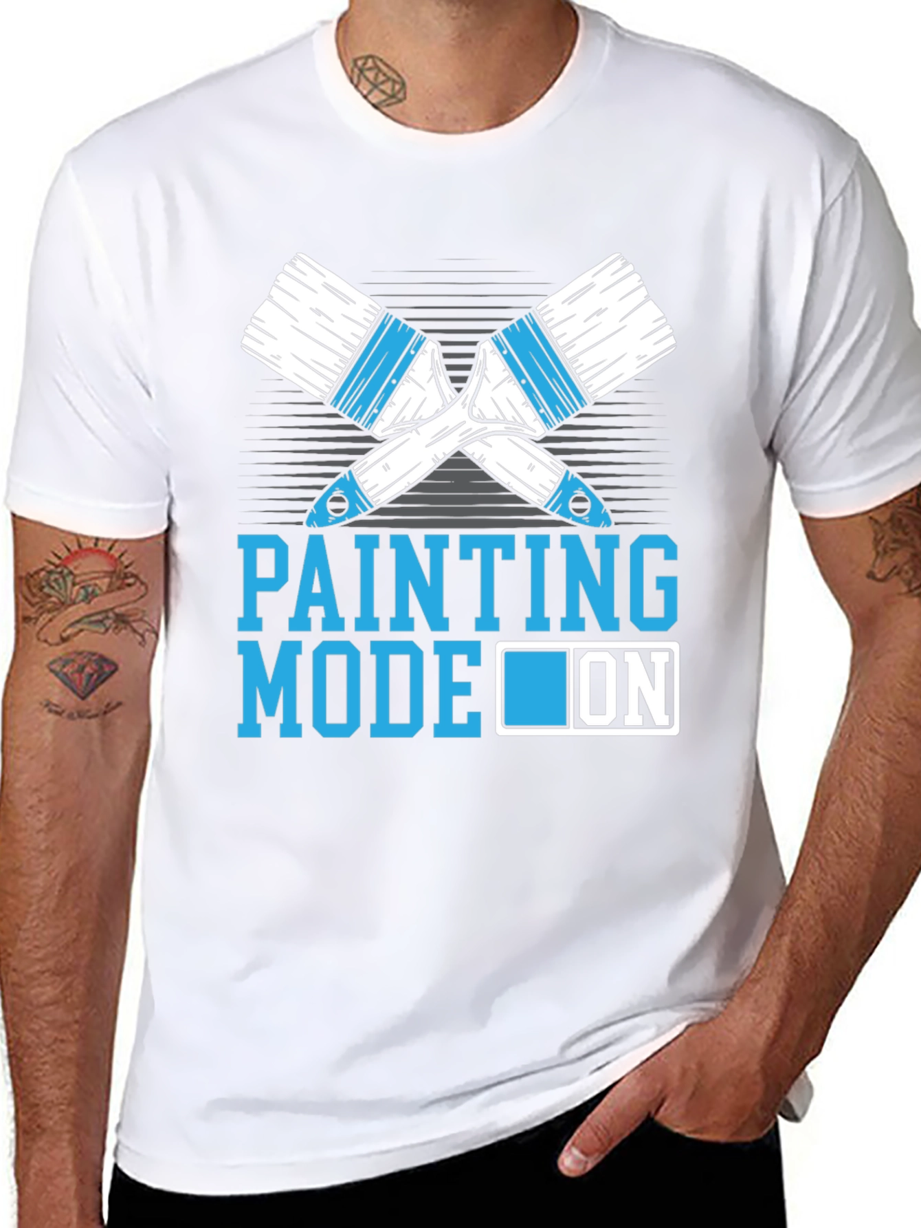 Painting Mode ON Graphic T-Shirt