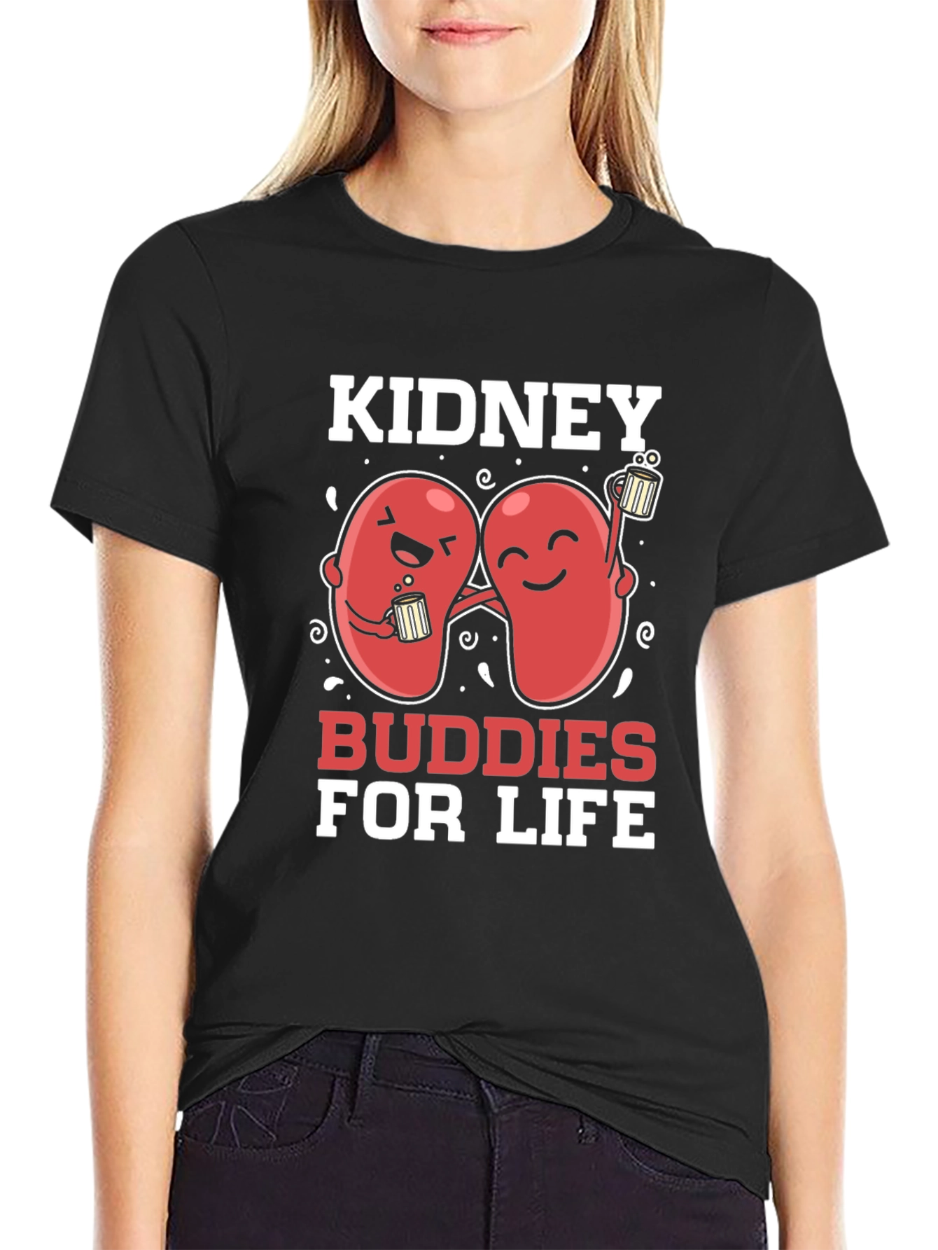 Kidney Buddies For Life Graphic T-Shirt