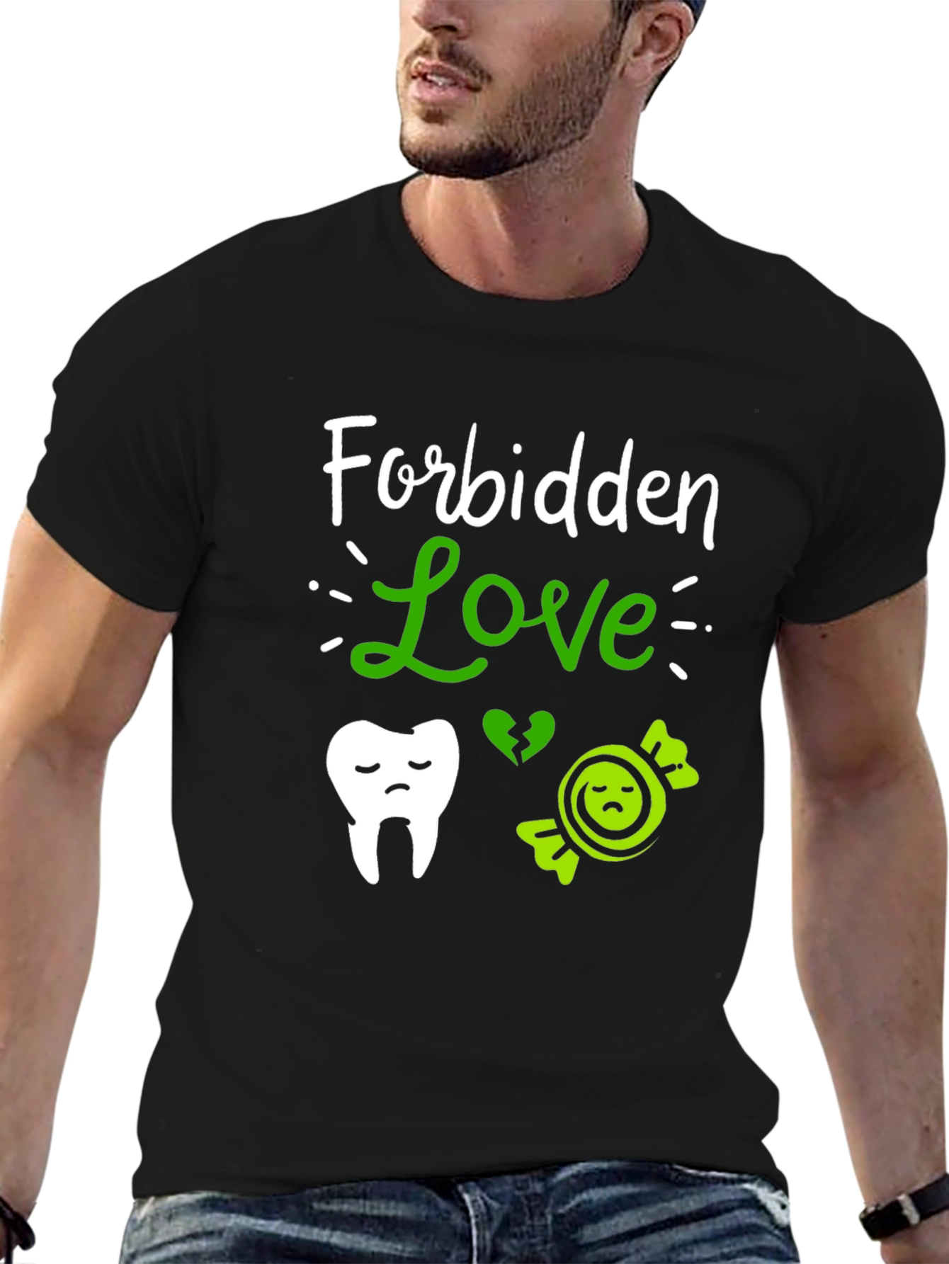 Forbidden Love T-Shirt Dentist Candy Pun Tee