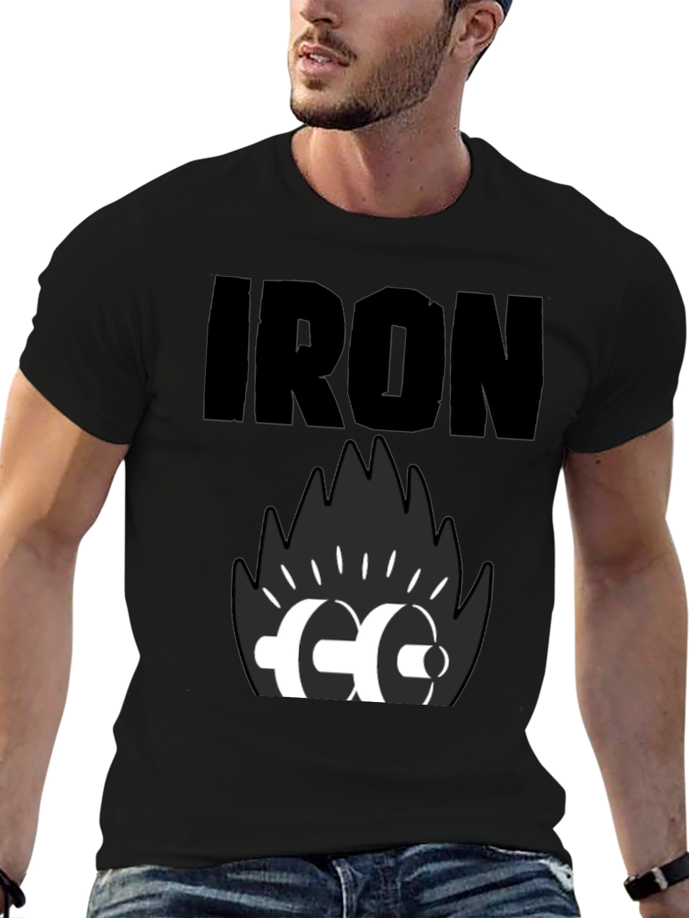 Iron Weightlifting Graphic Tee