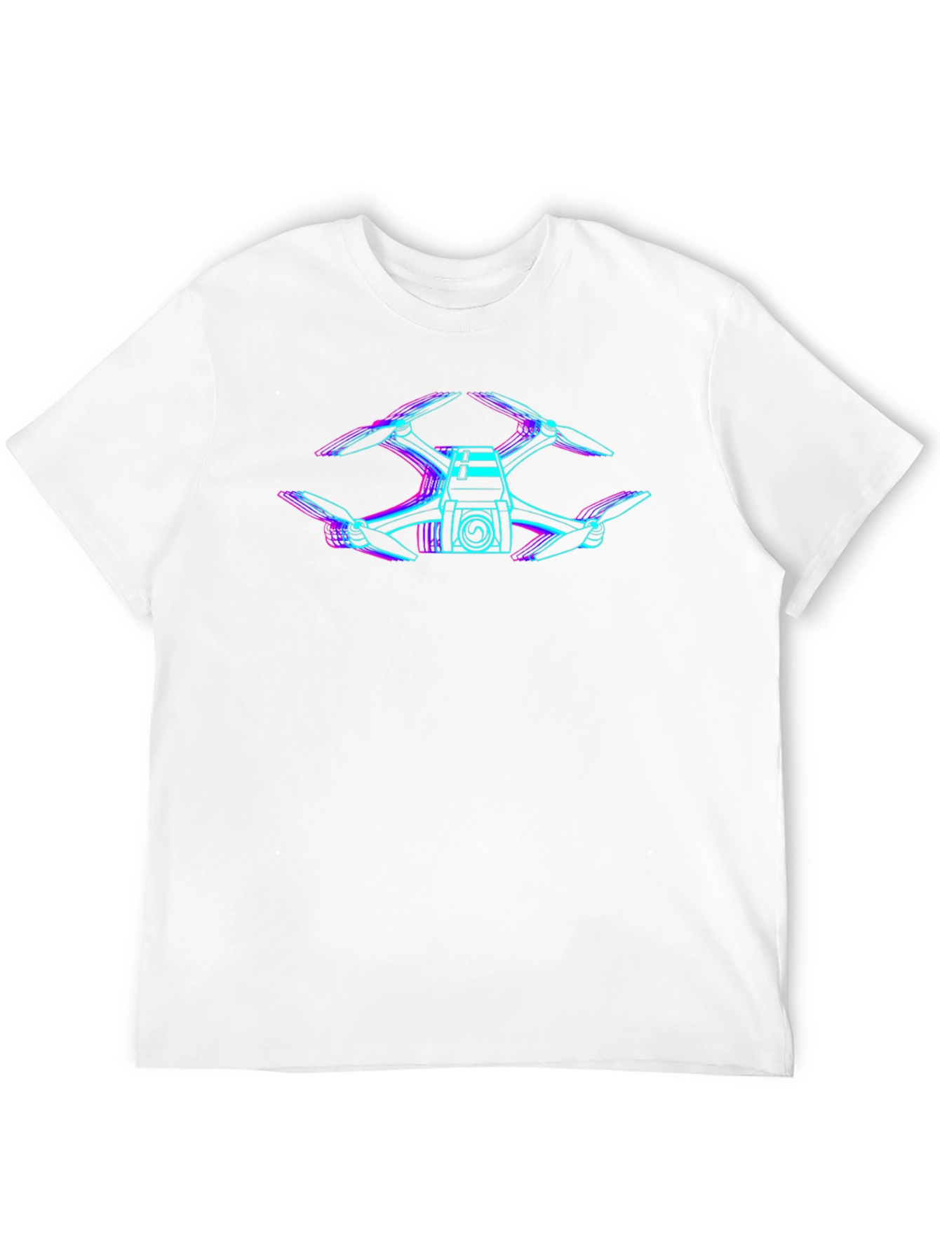 Drone Graphic Black T-Shirt